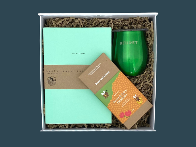 corporate gifting, note book, cup, chocolate, employee appreciation