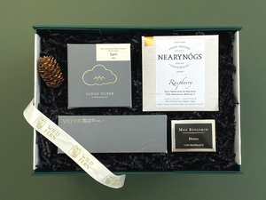 For the man that has everything. Looking for gift ideas? Gift box, made in Ireland, luxury Irish brands. Cloud Picker coffee. Chocolate. . Max Benjamin car fragrance. VOYA body wash.  Locally made. Perfect for corporate gift and occasion gifts .  